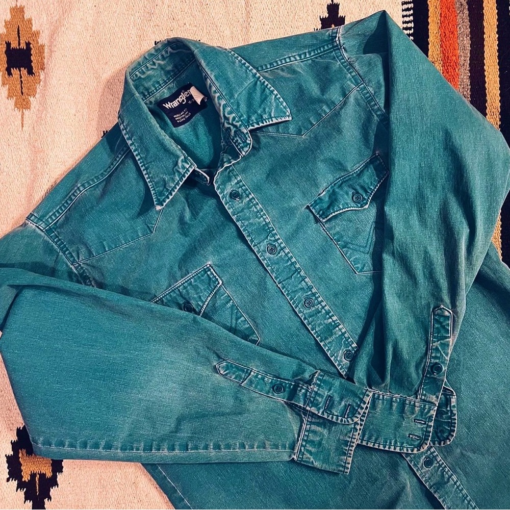 Wrangler Brush-Popper Turquoise - Picture 2 of 4